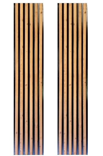 [OP-270.25-1] Buitenpaneel aluminium met hout 270 x 48